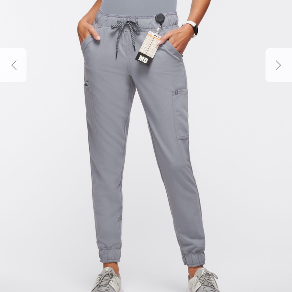 JAANUU WOMEN’S 5-POCKET SKINNY SCRUB JOGGER